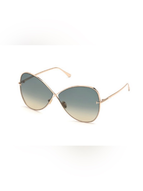 Accessories - Tom Ford Nickie TF 842 Gradient Brown Sunglasses